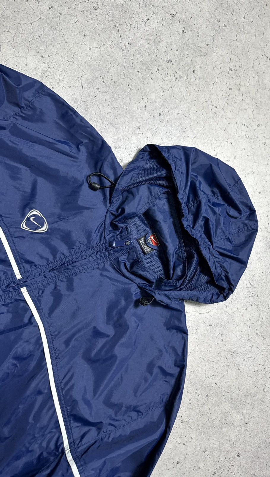 Nike Nike Team Vintage 90’s Nylon Jacket Full Zip Drill Y2K Size US L / EU 52-54 / 3 - 4 Thumbnail