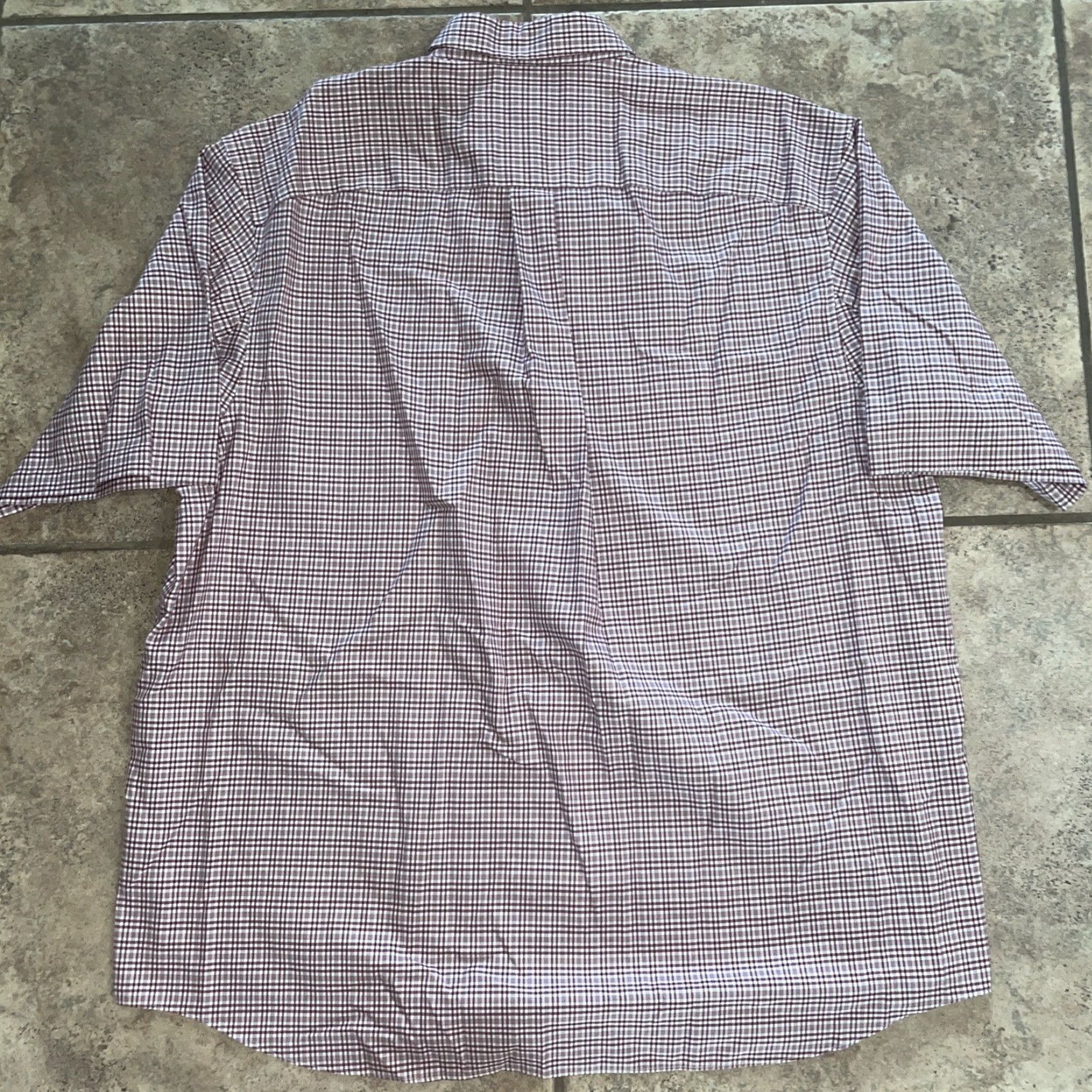 CO Duluth Trading Co Red Plaid Shirt Mens XL Button-Up Short Sleeve Regular Size XL Men Size US XL / EU 56 / 4 - 4 Thumbnail