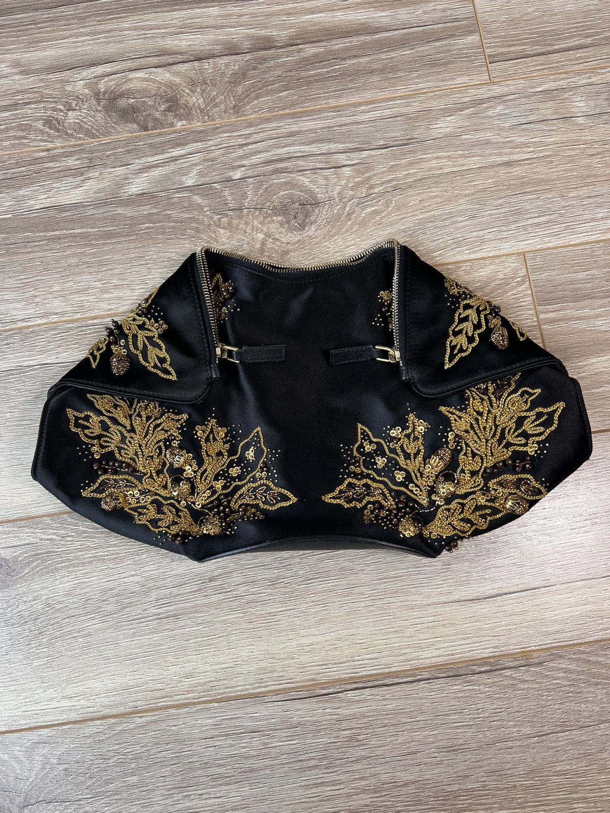 Alexander McQueen Alexander McQueen Archive Embellished Silk De Manta Clutch Size ONE SIZE - 3 Thumbnail