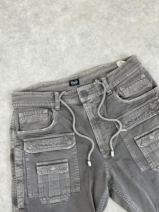 Dolce & Gabbana SS2008 Dolce & Gabbana Grey Multipockets Cargo Pants Size US 32 / EU 48 - 6 Thumbnail