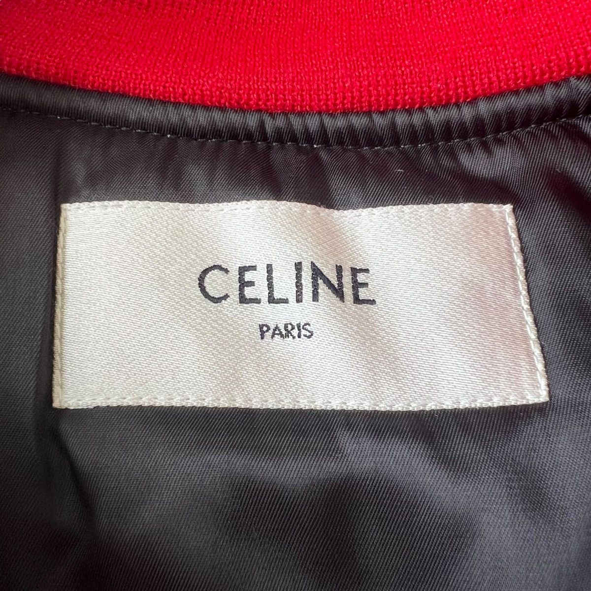 Celine × Hedi Slimane CELINE 22AW ×HEDI SLIMANE QUILTED YOKE SILVER TEDDY JACKET Size US M / EU 48-50 / 2 - 4 Thumbnail