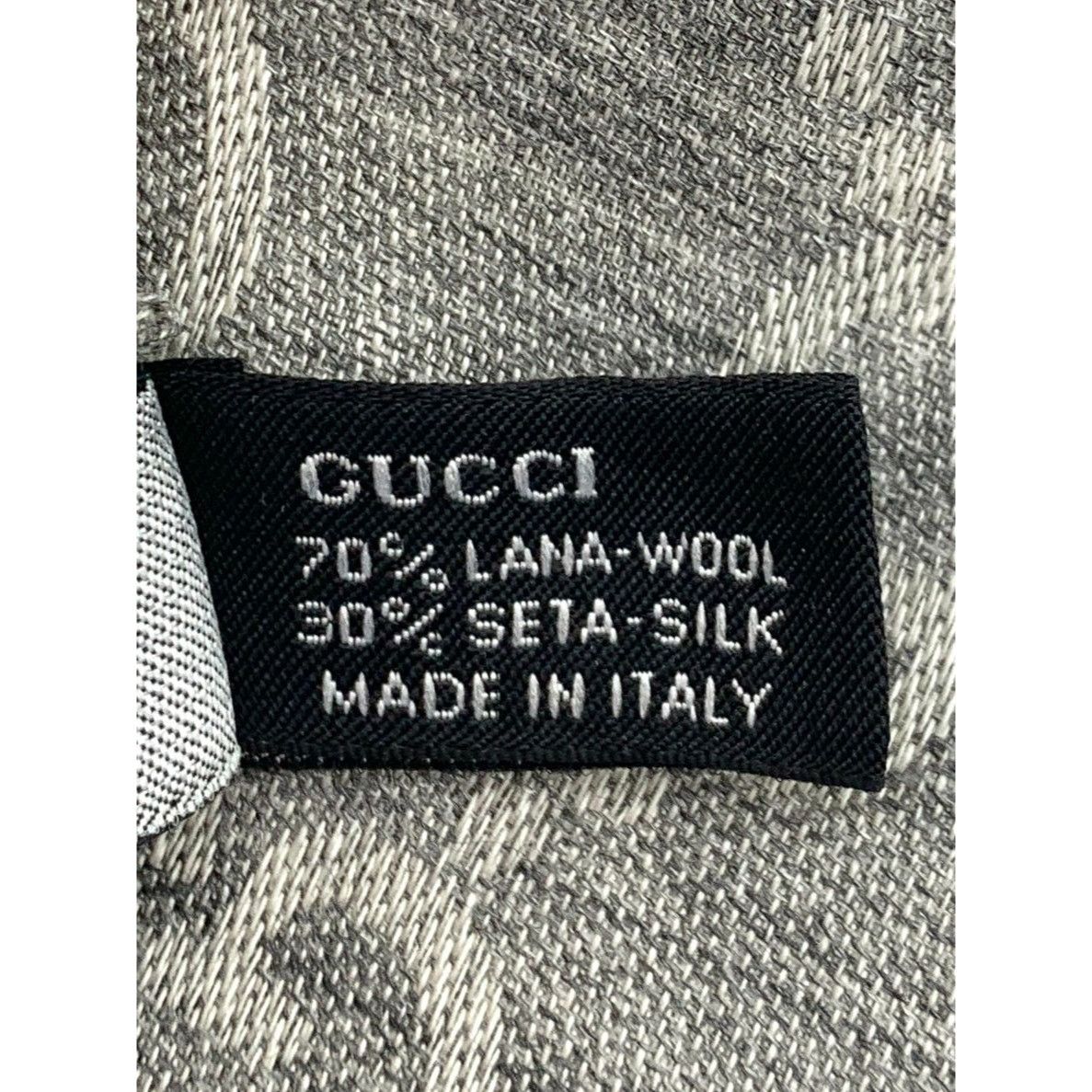 Gucci Gucci Double G Monogram Full Print Reversible Silk Wool Scar Size ONE SIZE - 3 Thumbnail