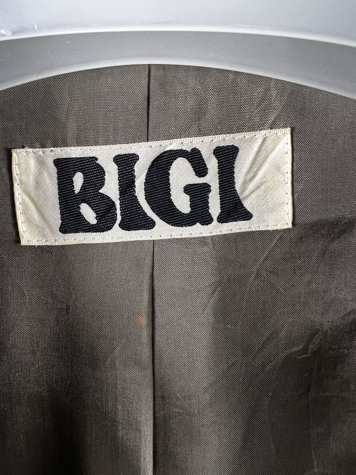 BIGI 🔥 BIGI "SAMPLE" SLIM VINTAGE DOUBLE BREASTED STRIPES COAT Size 34S - 7 Thumbnail