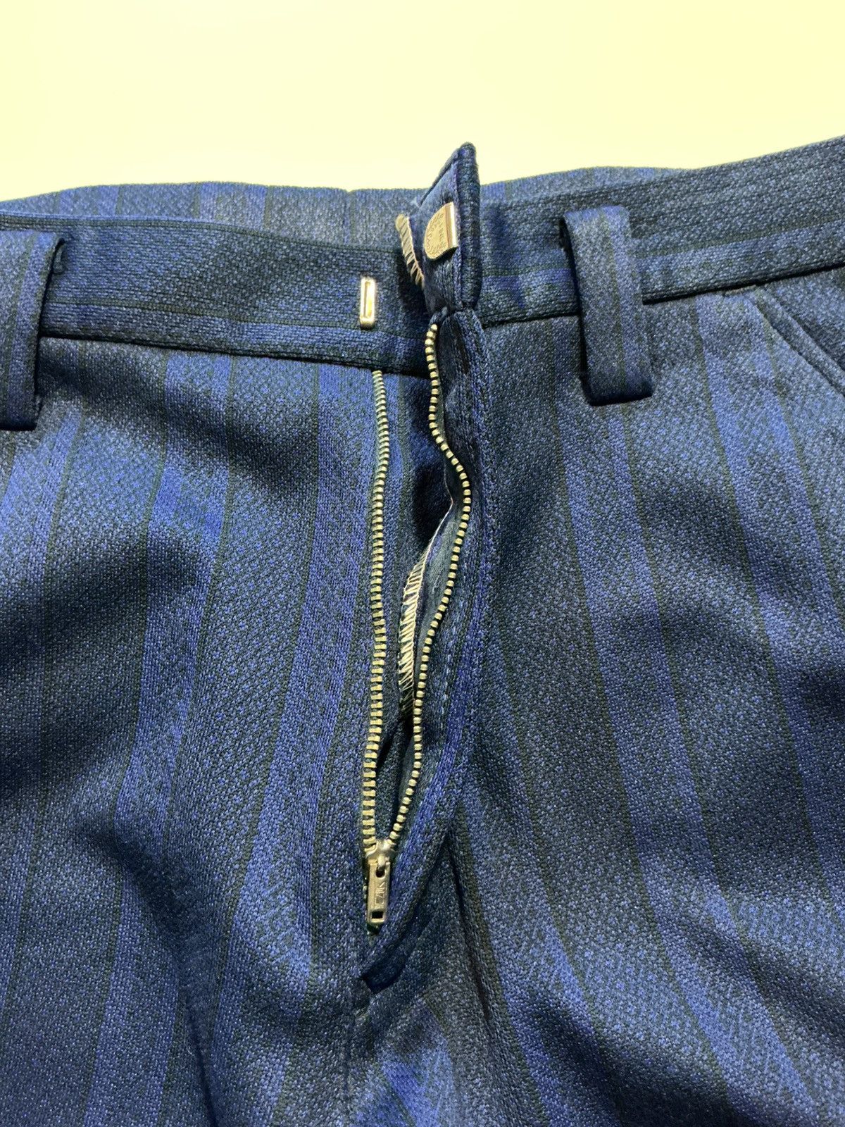 Vintage Vintage 70s Stripe Flare Disco Mod Leisure Dress Pants Size US 34 / EU 50 - 13 Thumbnail