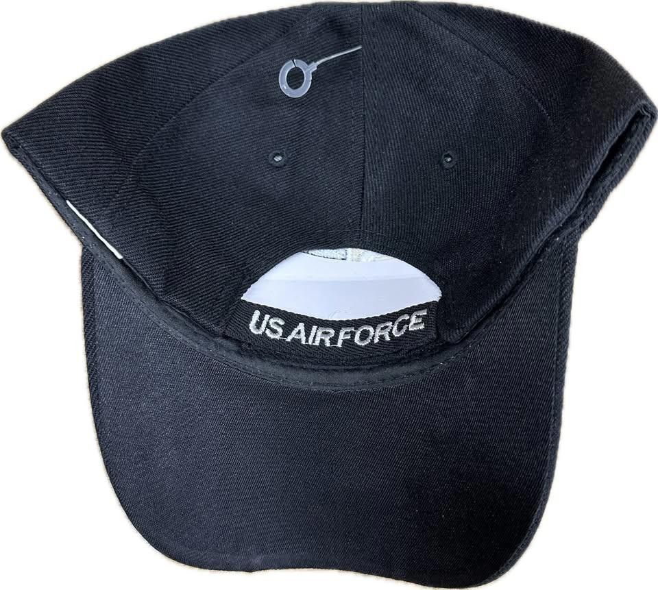 Designer US AIR FORCE Embroidered Cap Dad Hat Black Size ONE SIZE - 2 Thumbnail