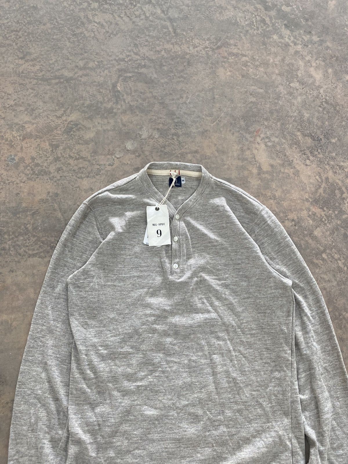 Japanese Brand × Vintage MIL-SPEC 9 HENLEY LS TSHIRT JAPAN LGB Size US S / EU 44-46 / 1 - 4 Thumbnail