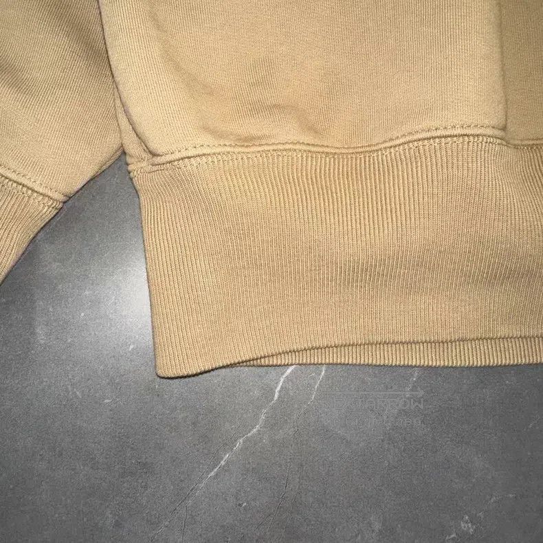 Balenciaga Embroidered letter khaki sweatshirt S size
