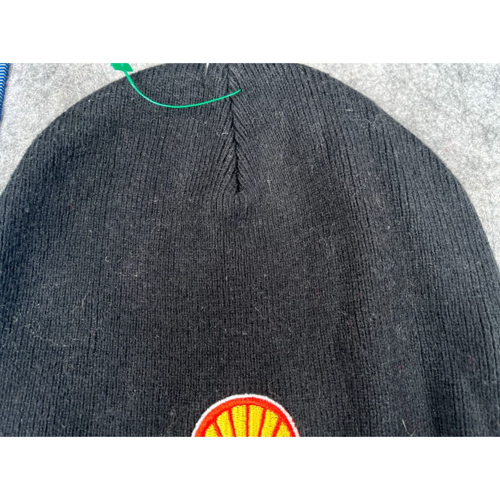 Vintage Ivory Shell Beanie Hat Adult One Size Black Knit Acrylic Cotton Blend Vol | Blk | Beanie, Hat, Knit, Fall, Winter, 6x6x6 Box Shipping Size ONE SIZE - 3 Thumbnail