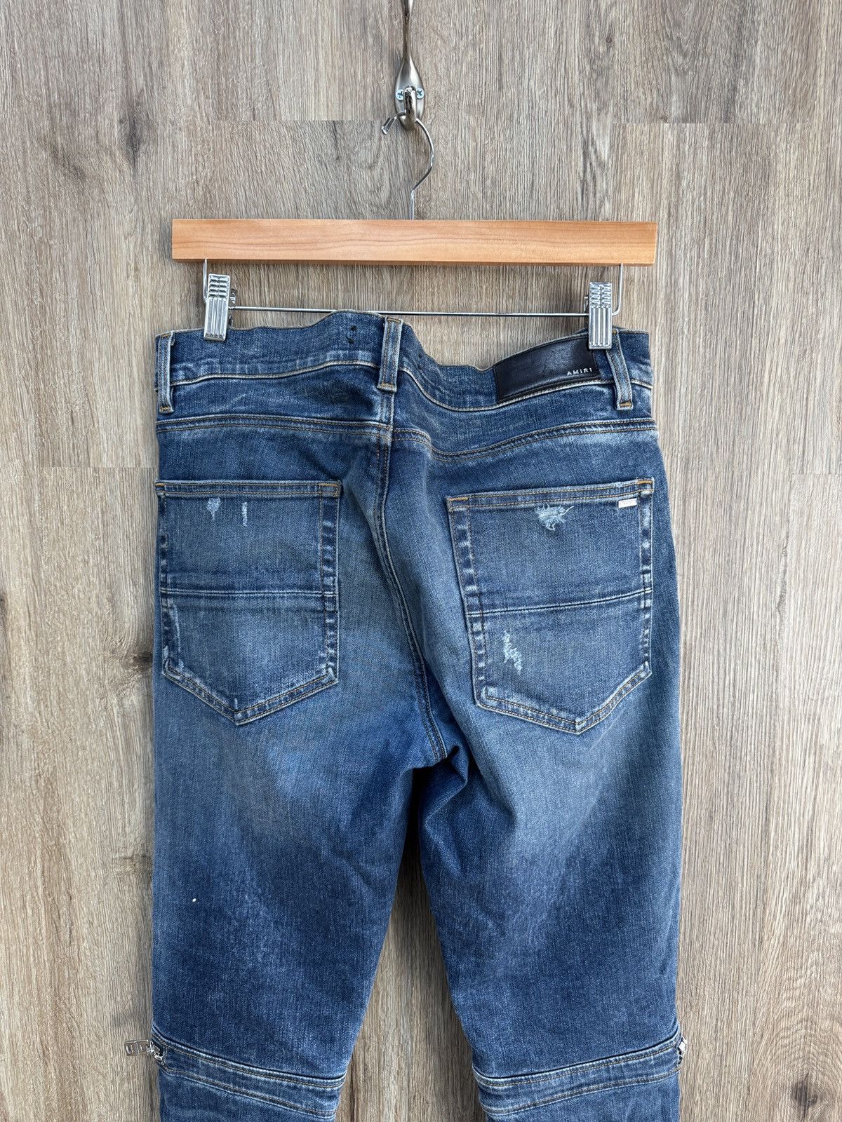 Amiri Amiri MX2 Blue Denim Jeans Size US 34 / EU 50 - 8 Thumbnail