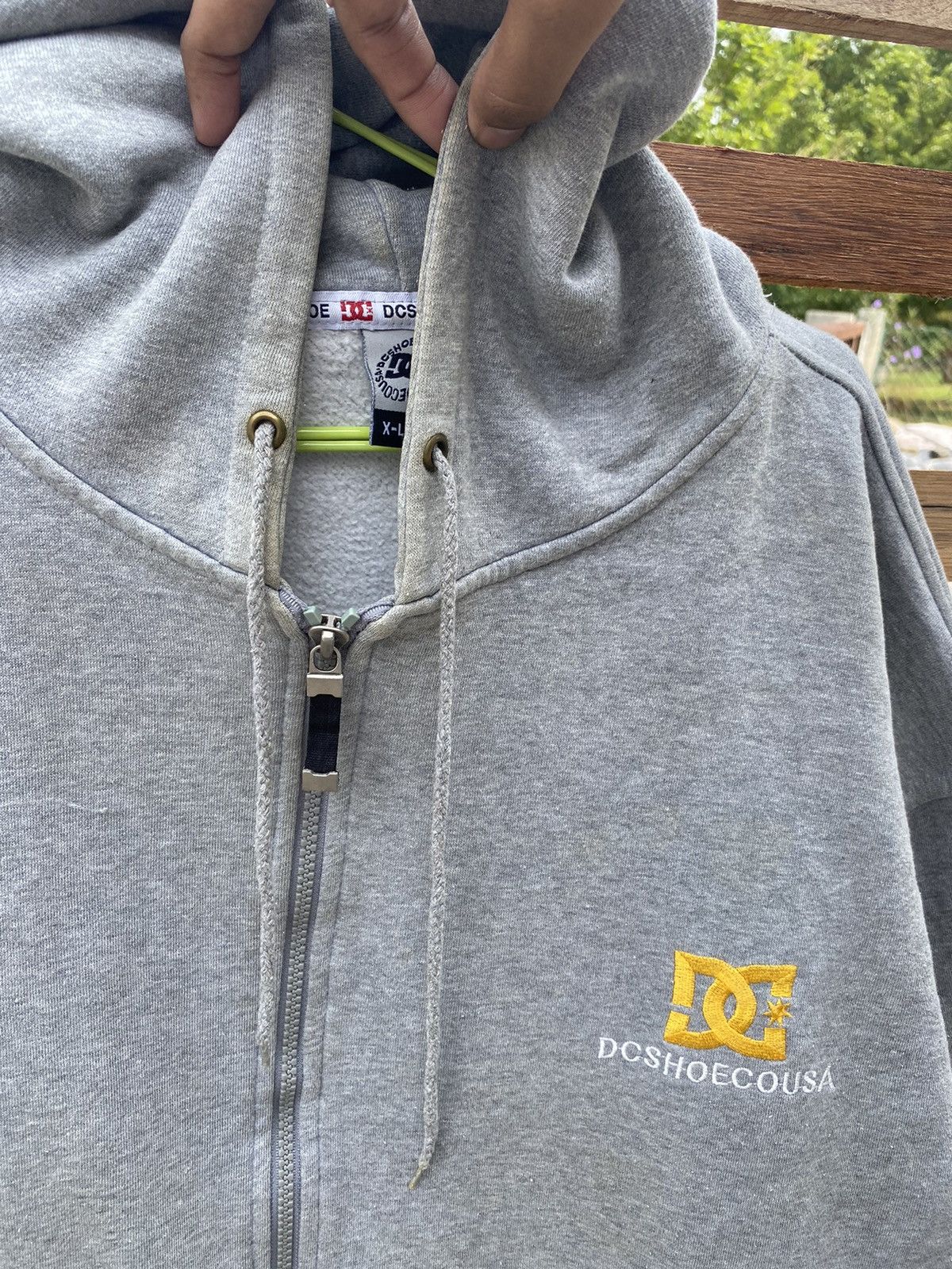 DC × Vintage Vintage Dc DCSHOECOUSA Big Logo Sweatshirt Hoodie Size US XL / EU 56 / 4 - 5 Thumbnail