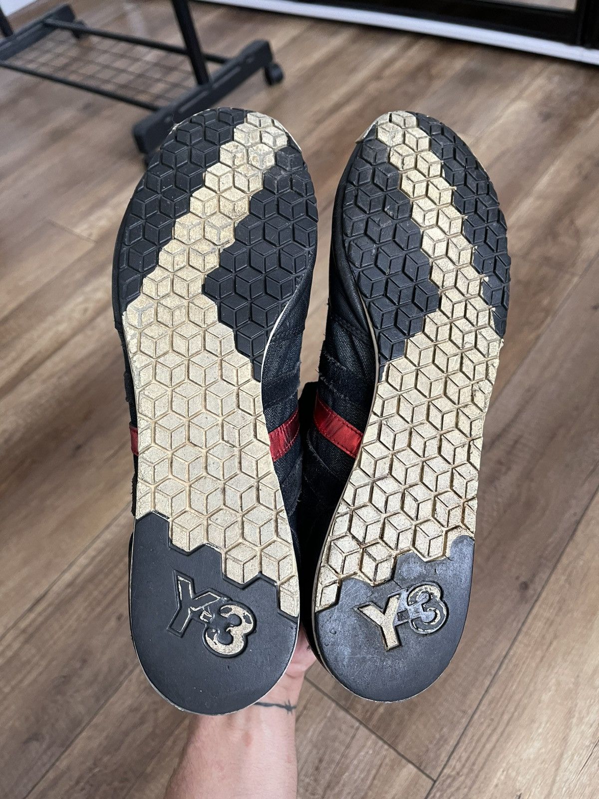 Y-3 Adidas Y-3 Yohji Yamamoto Sneakers Shoes Low Top Size US 10.5 / EU 43-44 - 14 Thumbnail
