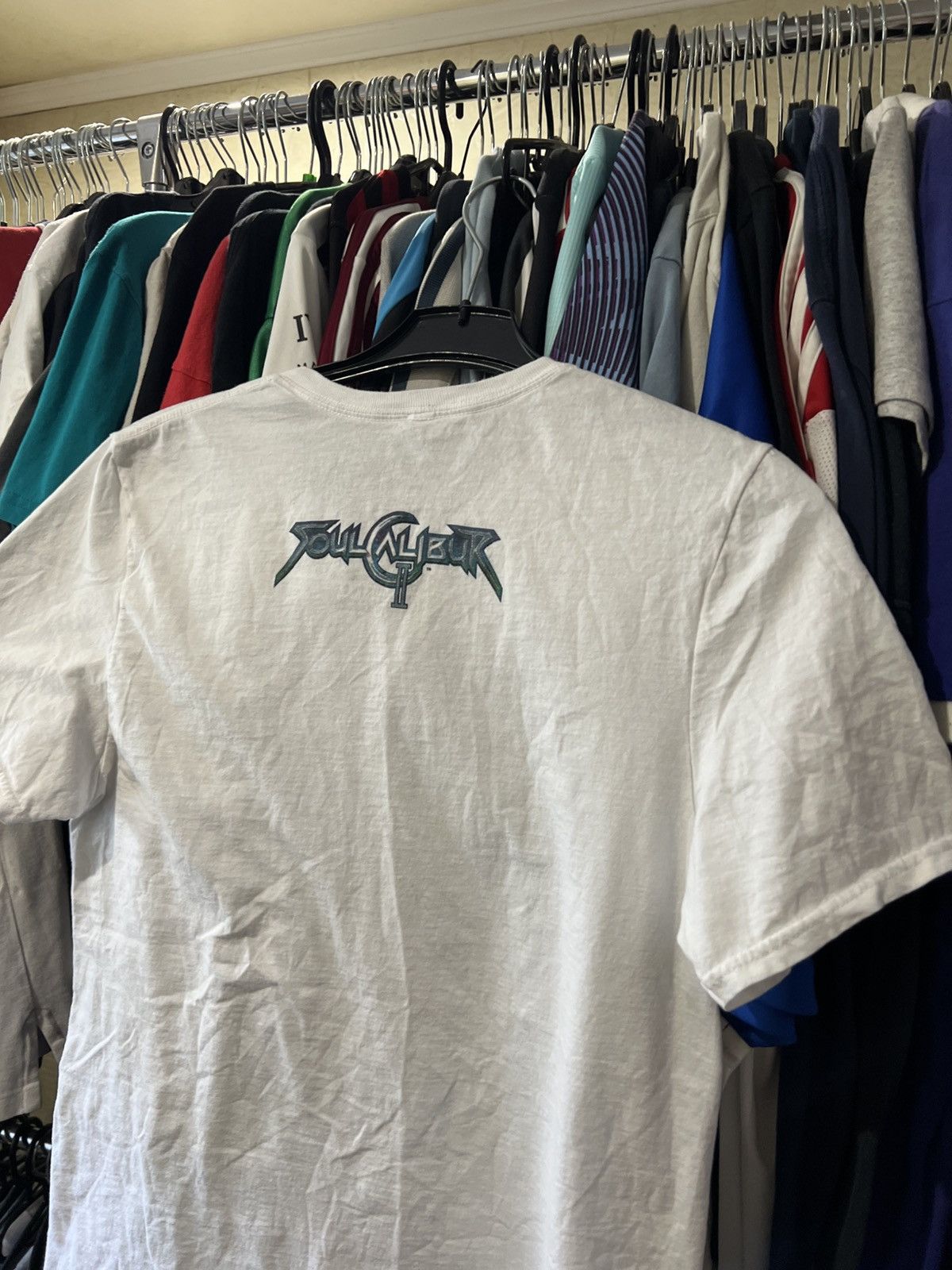 Band Tees VINTAGE SOUL CALIBUR 2 VIDEO GAME NIGHTMARE PLAYSTATION SZ M Size US M / EU 48-50 / 2 - 5 Thumbnail