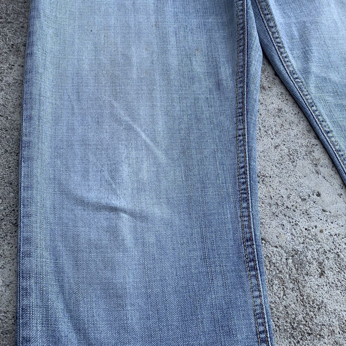 Japanese Brand Vintage 90s Era Japan Edwin Blue Washed Distressed Jeans W34 Size US 34 / EU 50 - 5 Thumbnail