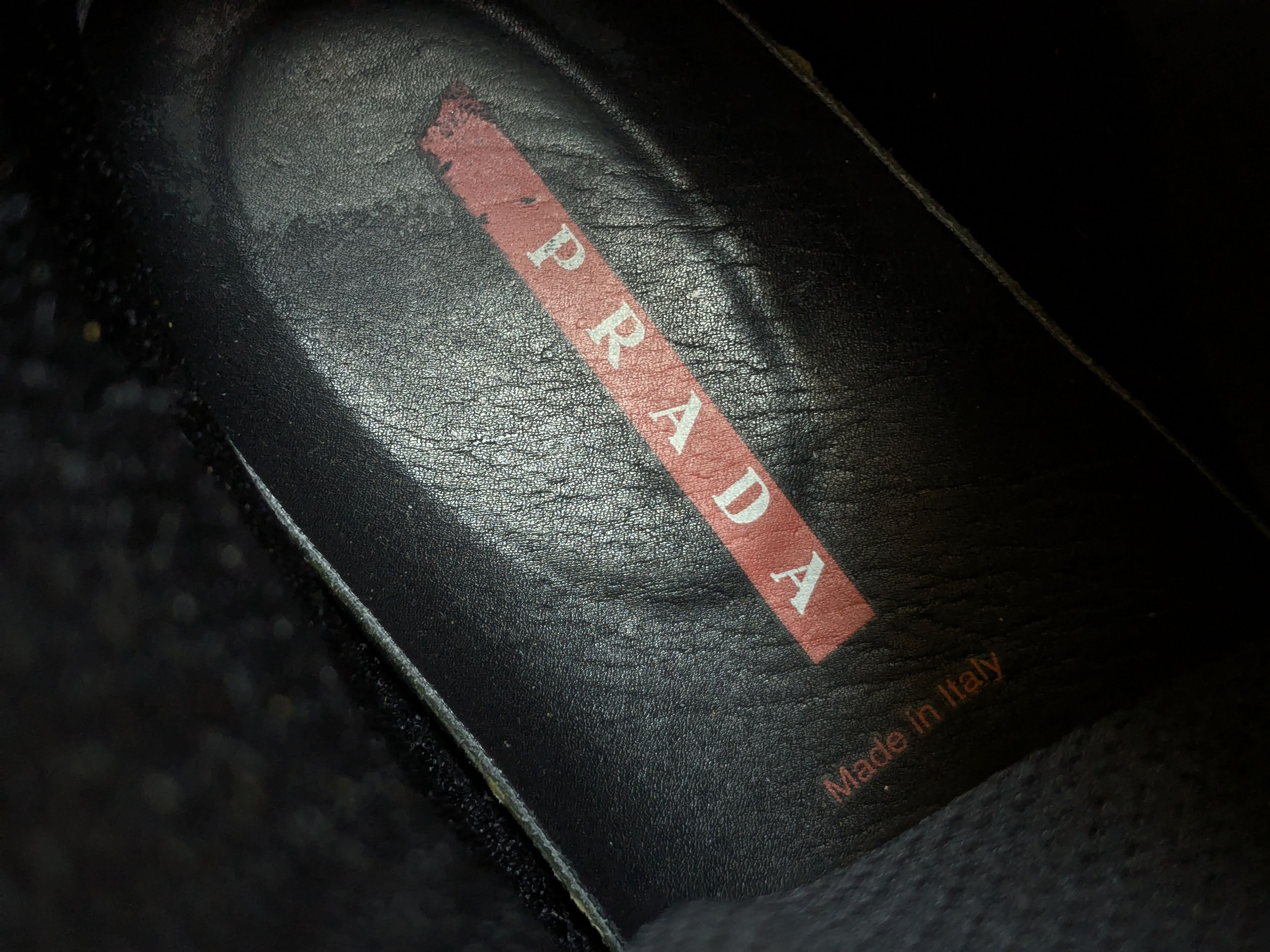 Prada Prada Boots Black Red 10 High Tops Leather Y2K Size US 10 / EU 43 - 5 Thumbnail