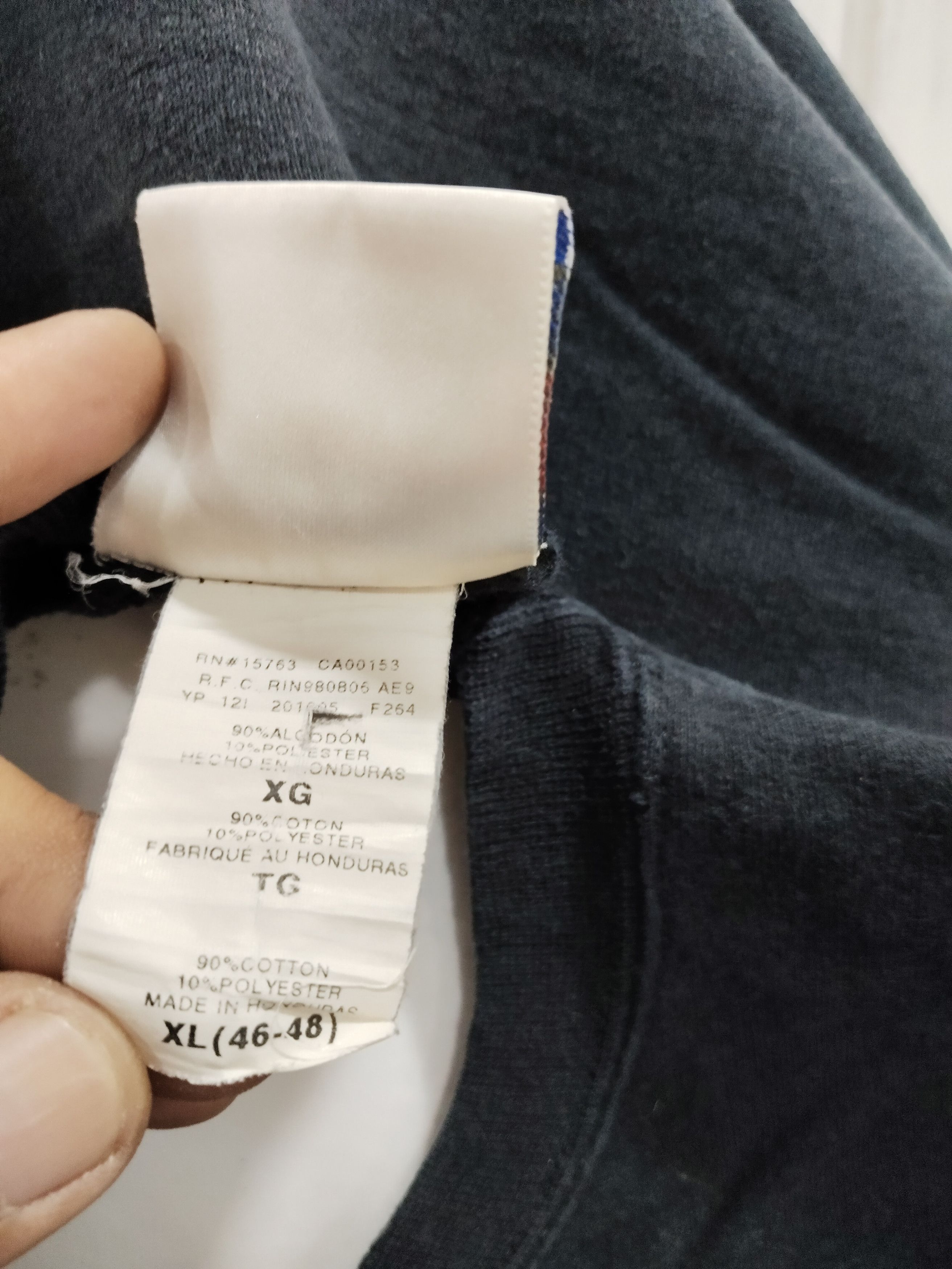 Hanes × Vintage Vintage 90s Riconada by Hanes Big Logo Sweatshirt Size US XL / EU 56 / 4 - 5 Thumbnail