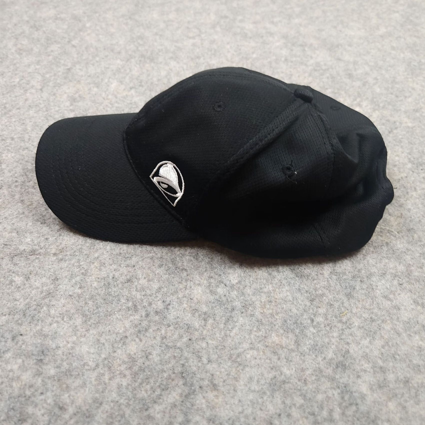 Bell Taco Bell Hat Unisex Men One Size Snapback Employee Worker Logo Live Mas Adults Black Polyester Snapback Size ONE SIZE - 3 Thumbnail