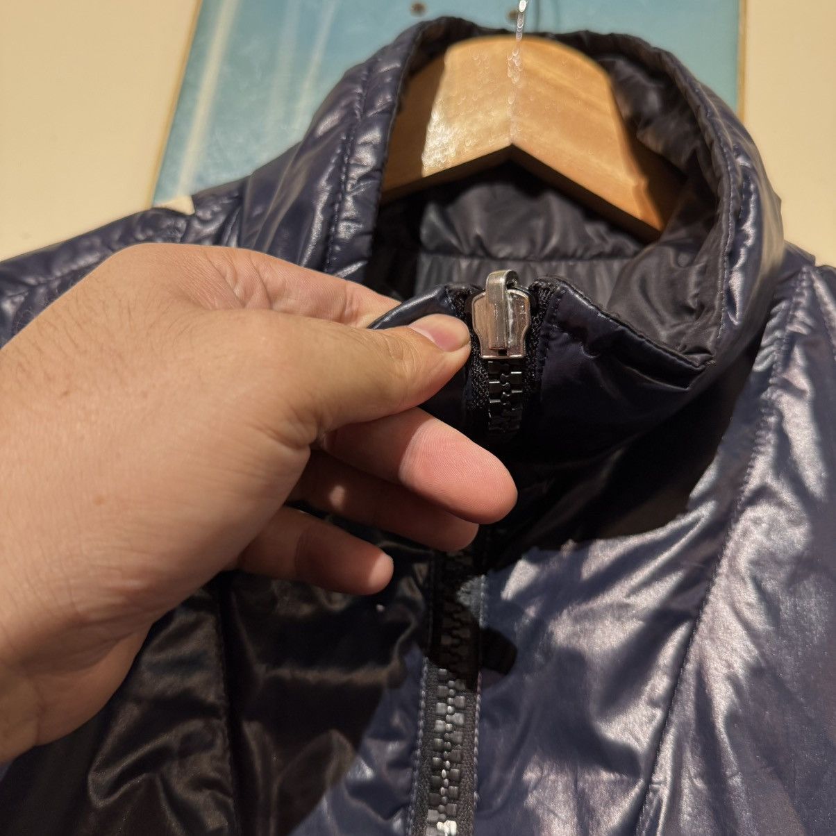 Moncler Moncler Vintage Reversible "M" Chevron Down Puffer Jacket Size US S / EU 44-46 / 1 - 6 Thumbnail