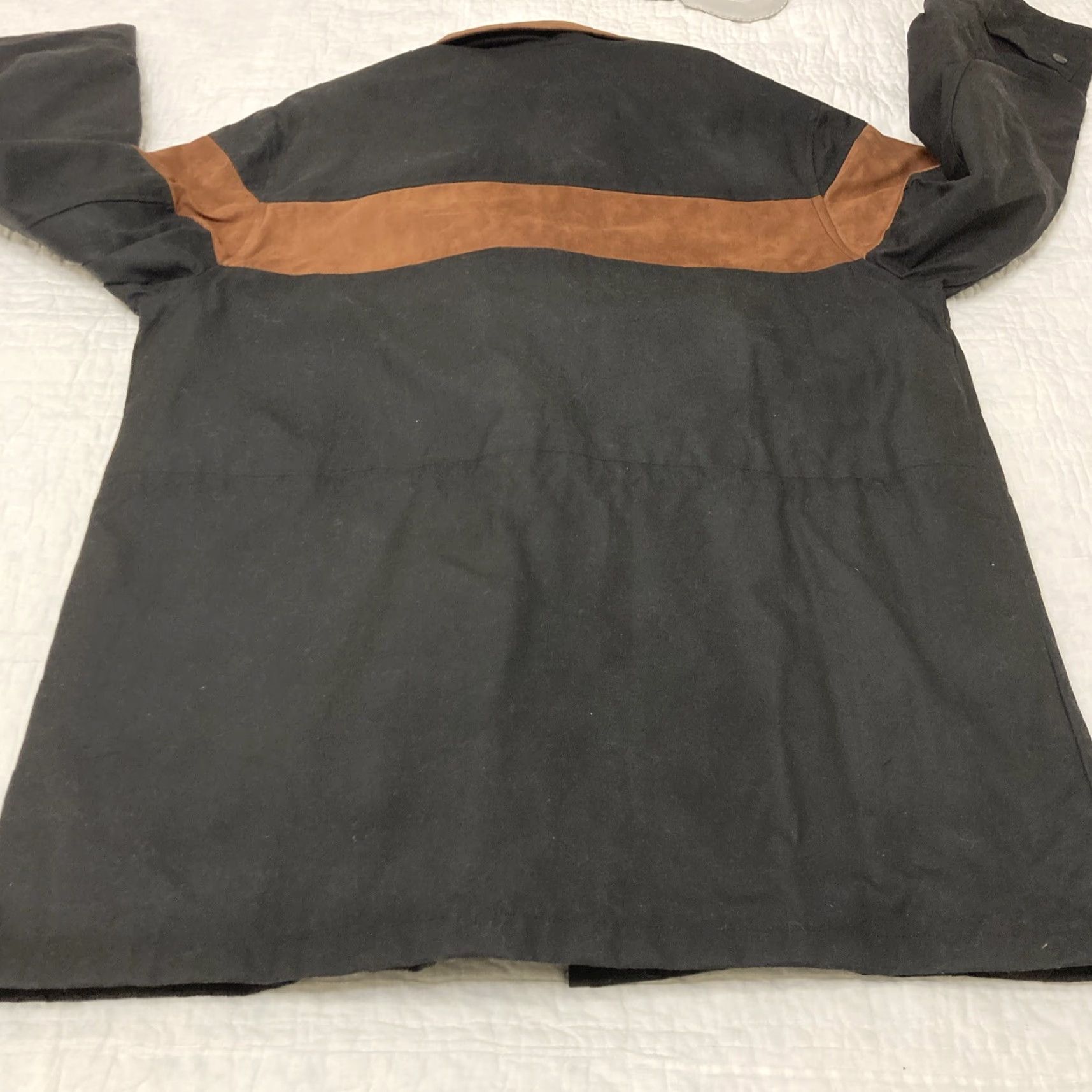 Vintage VINTAGE Kakadu Traders Australia Men Jacket Canvas Leather Trim Outdoor Hunting L Brown Regular Size L Men Black Canvas Coat Coat Shirt? Size US L / EU 52-54 / 3 - 6 Thumbnail