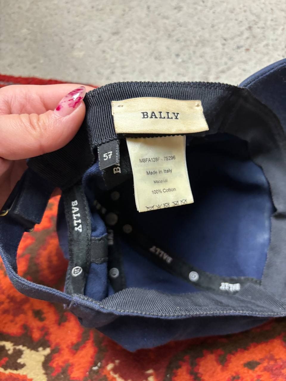 Bally × Designer × Vintage Vintage Luxury Bally Embroidered Big Logo Cap Size ONE SIZE - 6 Thumbnail