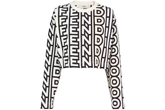 Fendi o1loc1c0824 Sweatshirt in Black/White Size XS / US 0-2 / IT 36-38 - 1 Thumbnail