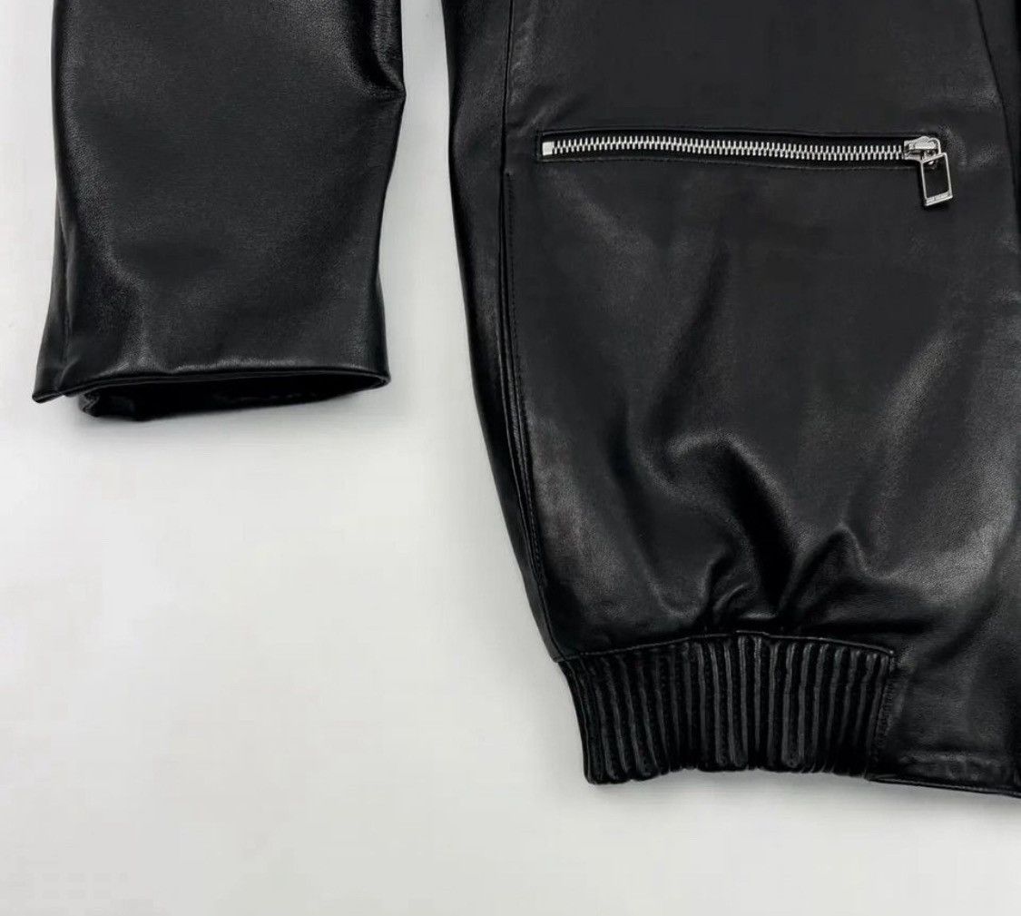 Dior Dior Homme Zip-Up Pocket Detail Leather Biker Bomber Jacket Size US M / EU 48-50 / 2 - 5 Thumbnail