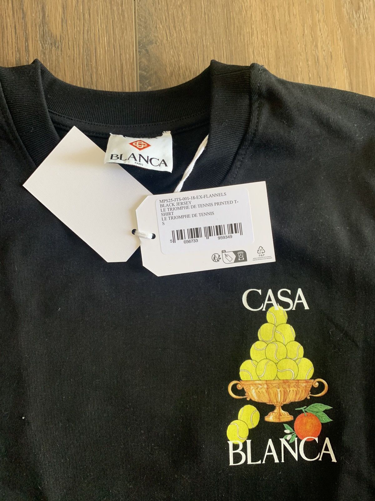 Casablanca Casablanca Black Oranges Short Sleeved Tshirt Size US S / EU 44-46 / 1 - 6 Thumbnail
