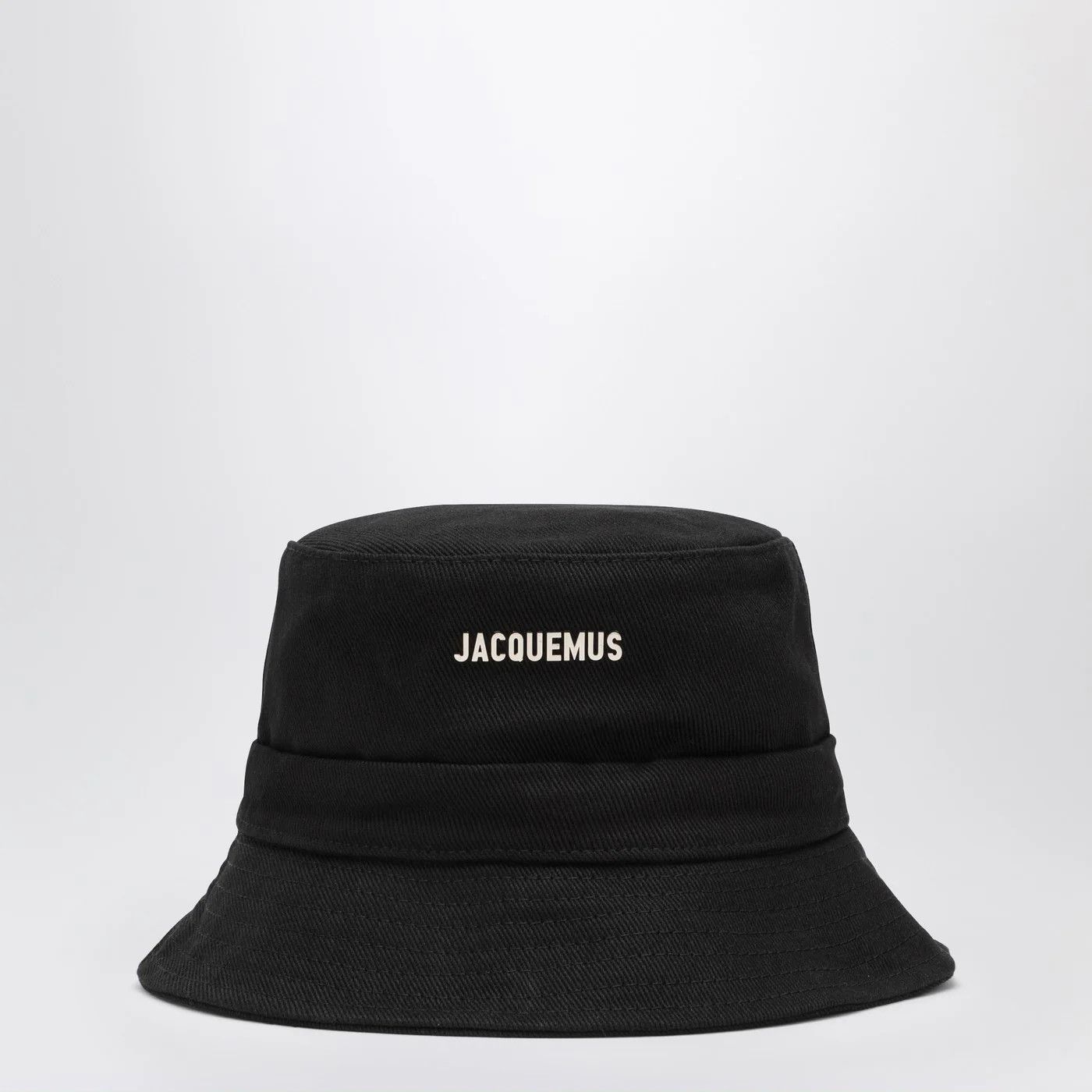 Jacquemus o1d2blof0526 Size: 58 / Cotton Bucket Hat / Cap in Black Size ONE SIZE - 2 Thumbnail