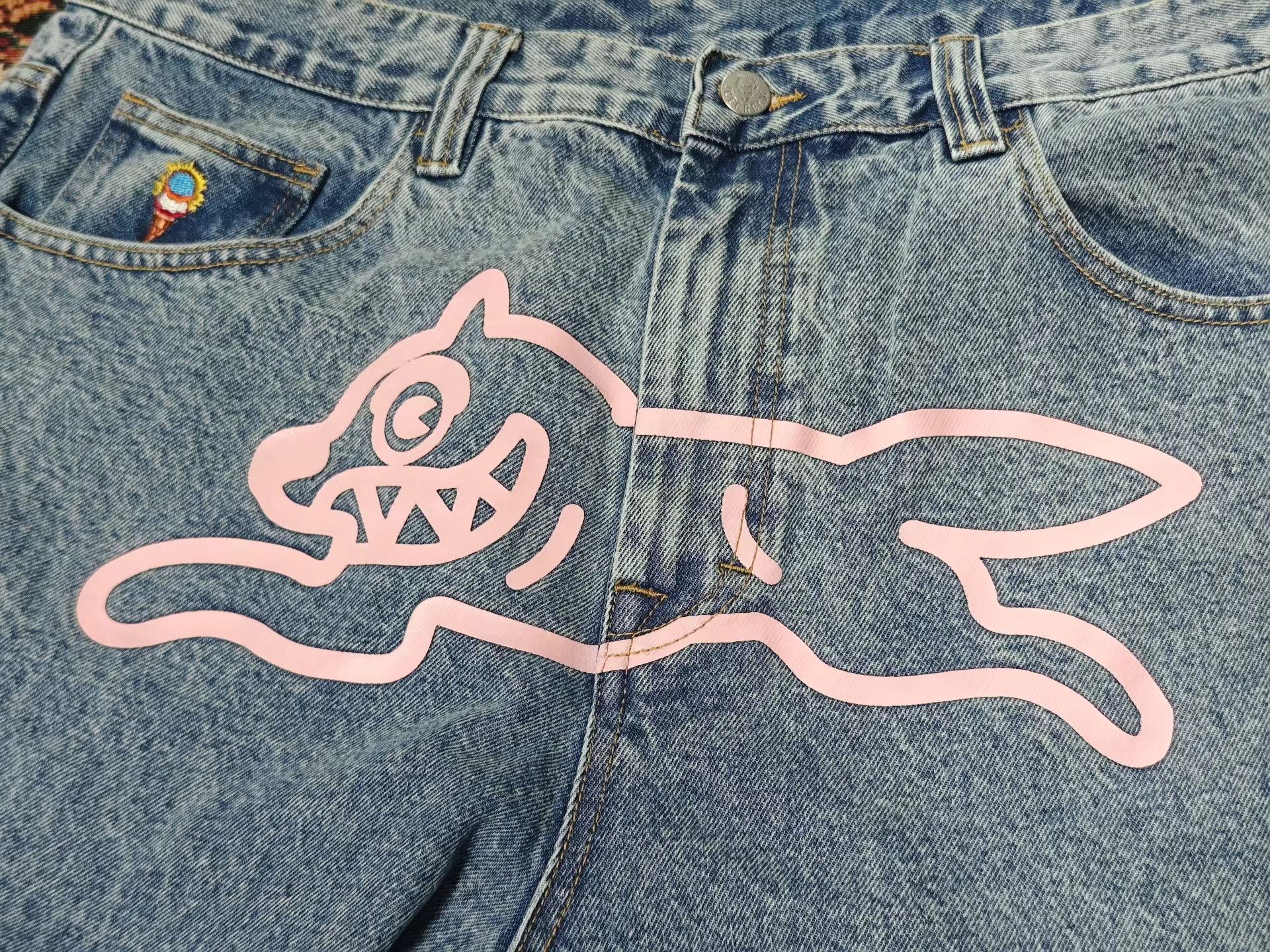 Billionaire Boys Club BILLIONAIRE BOYS CLUB Flying Dog Loose Jeans Size US 36 / EU 52 - 3 Thumbnail