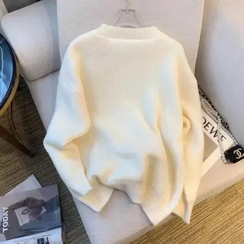 Japanese Brand Stylish Korean Kawaii Sweater Women Autumn Size ONE SIZE - 6 Thumbnail
