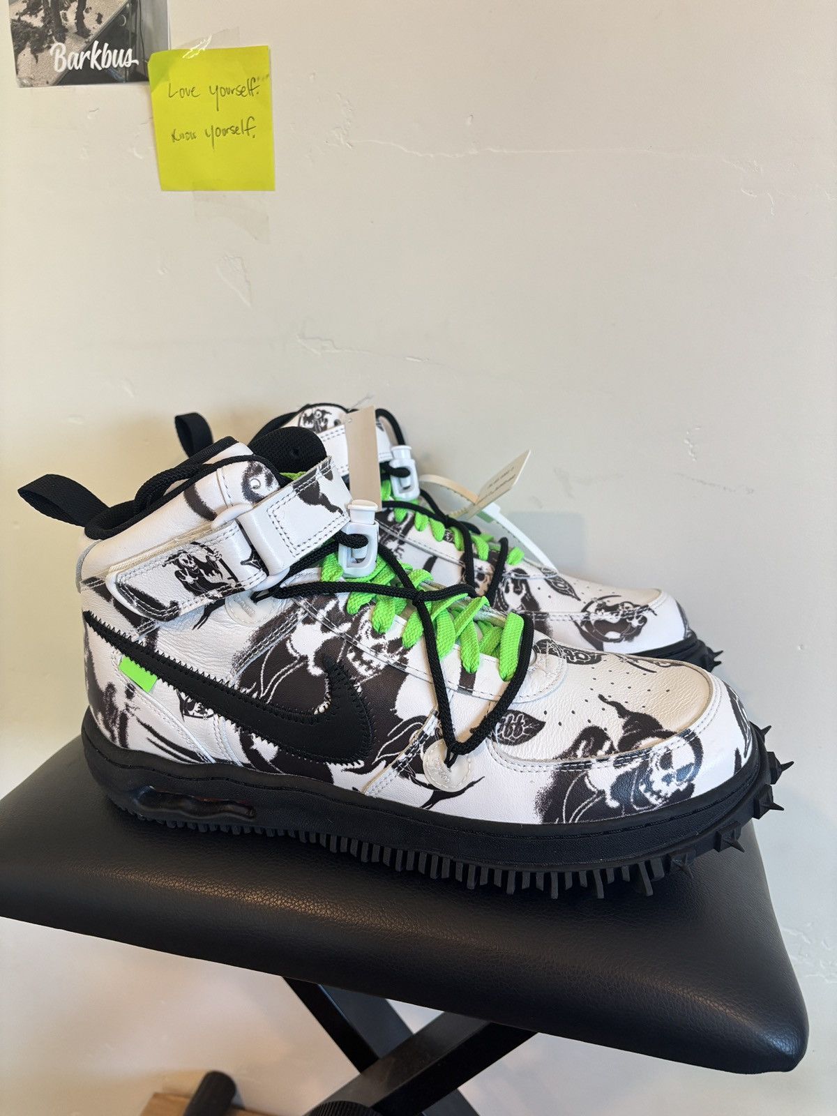 Nike × Off-White Nike Off-White Air Force 1 Mid Grim Reaper Multi Size US 11.5 / EU 44-45 - 2 Thumbnail