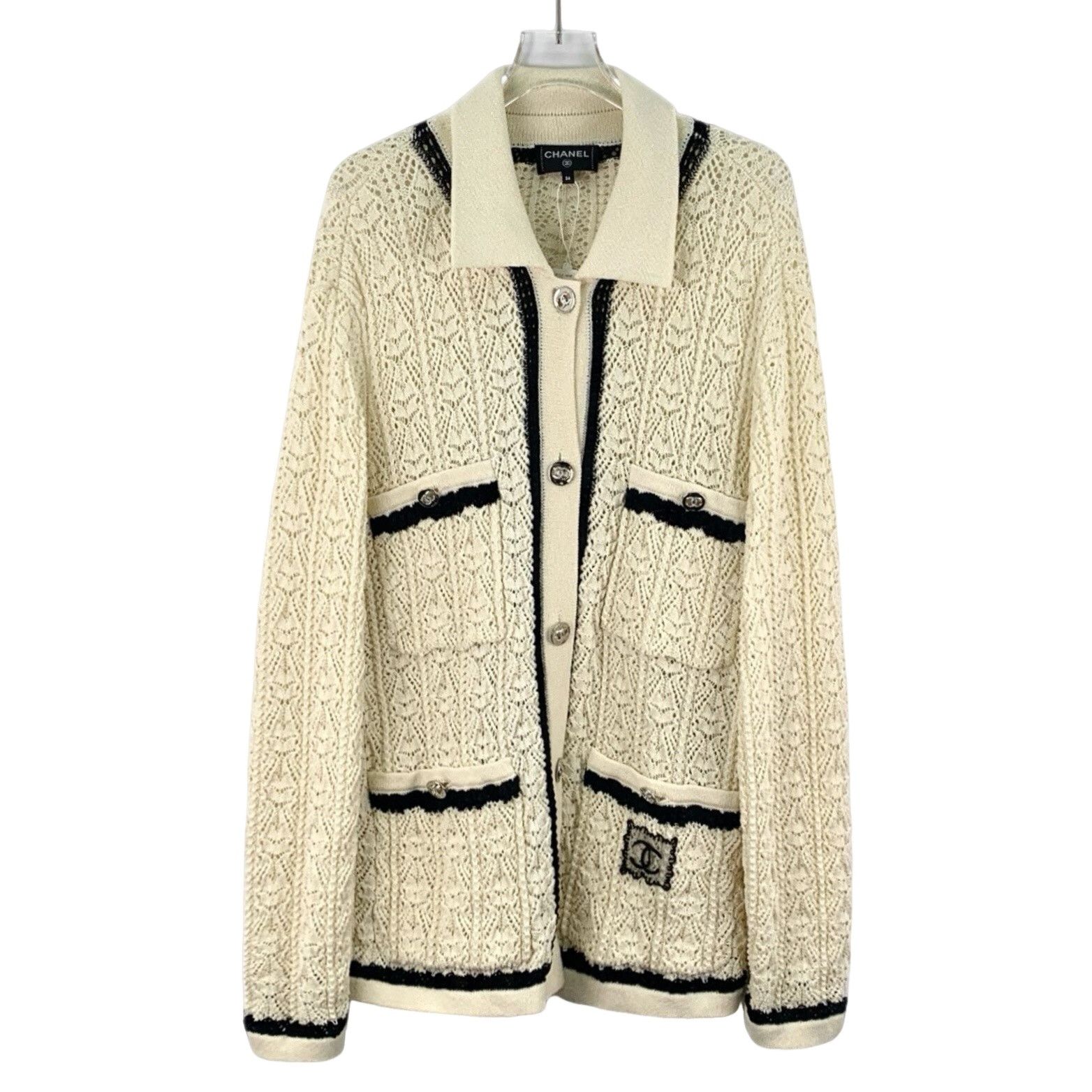 Chanel Chanel 24P Multi-Pocket Cotton Knit Cardigan 36 Size XS / US 0-2 / IT 36-38 - 1 Thumbnail