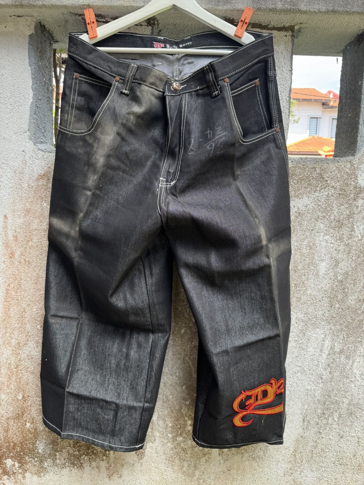 Rap Tees × Vintage VERY RARE🔥Vintage 90s DIRTY DOZEN HIPHOP BAGGY PANTS BOSS02 Size US 36 / EU 52 - 2 Thumbnail