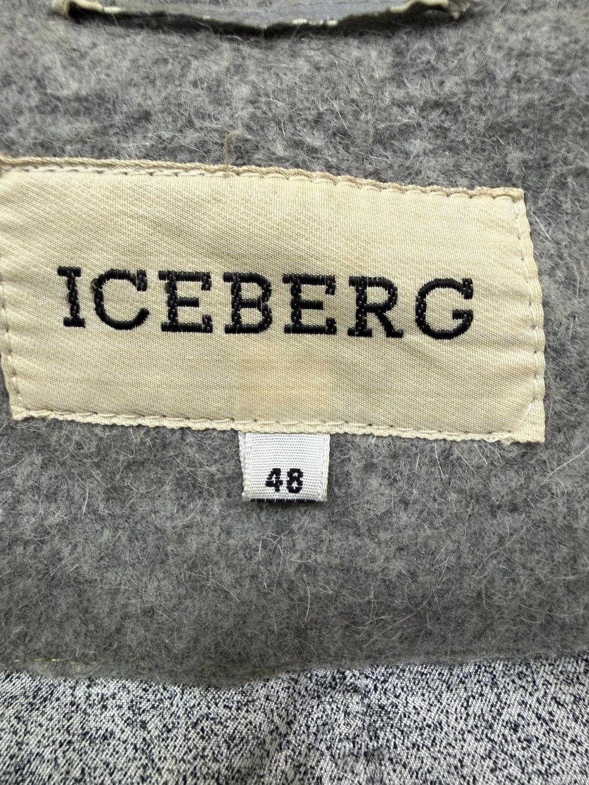 Iceberg Vintage 90s Iceberg Tunes Riri Opti Zipper Wool Jacket Hodie Size US XL / EU 56 / 4 - 9 Thumbnail
