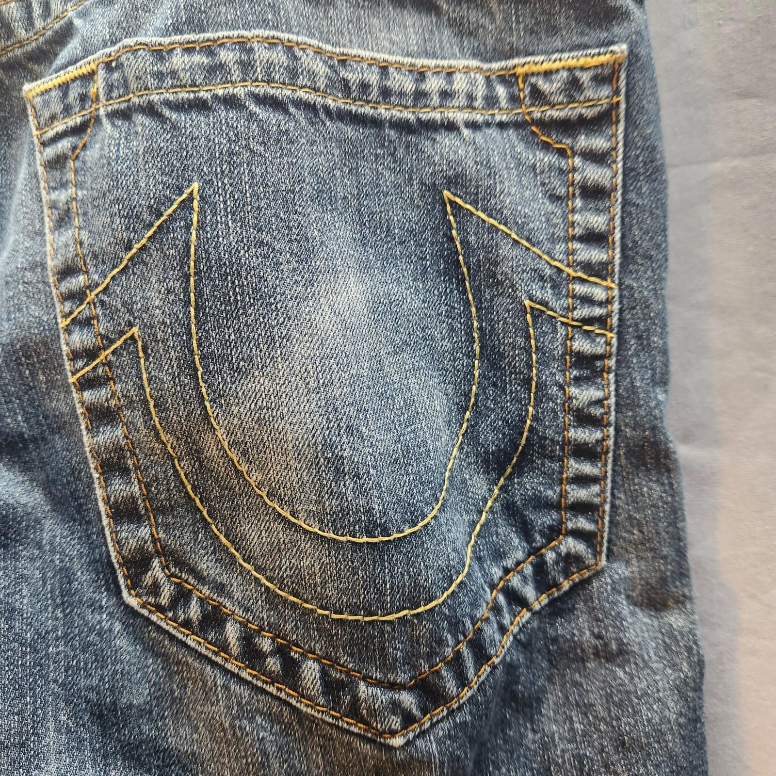 True Religion True Religion Blue Jeans Straight Leg Size 36 Size US 36 / EU 52 - 8 Thumbnail