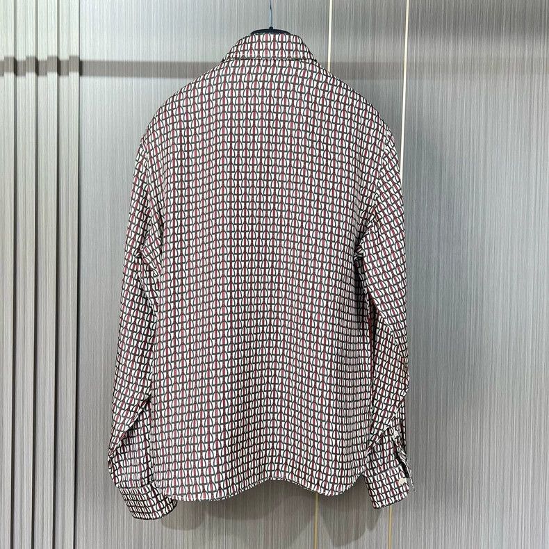 Gucci Gucci Red and green horse buckle mulberry silk long-sleeved Size US S / EU 44-46 / 1 - 2 Thumbnail