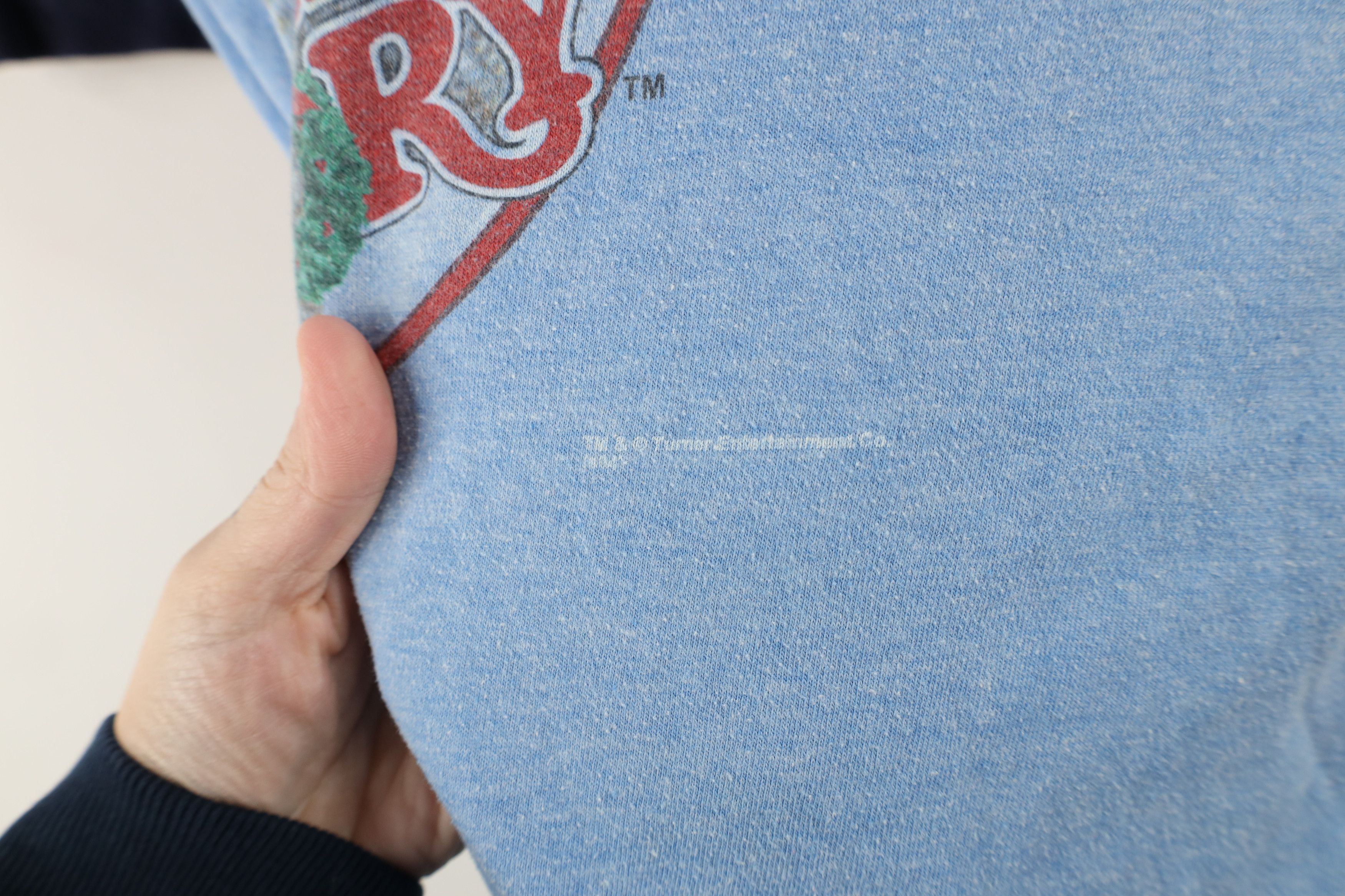 Vintage Vintage 90s Christmas Shoot Your Eye Out Ringer T-Shirt Size US L / EU 52-54 / 3 - 5 Thumbnail