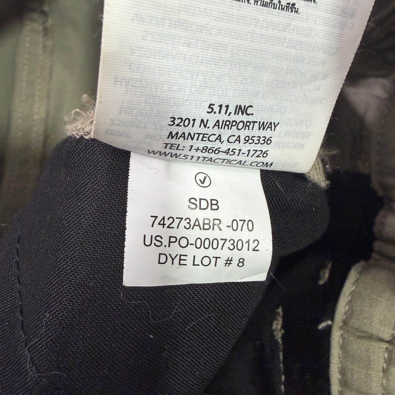 5.11 5.11 Tactical Regular Fit Taclite Pro Ripstop Pants 38x32 Size US 38 / EU 54 - 7 Thumbnail