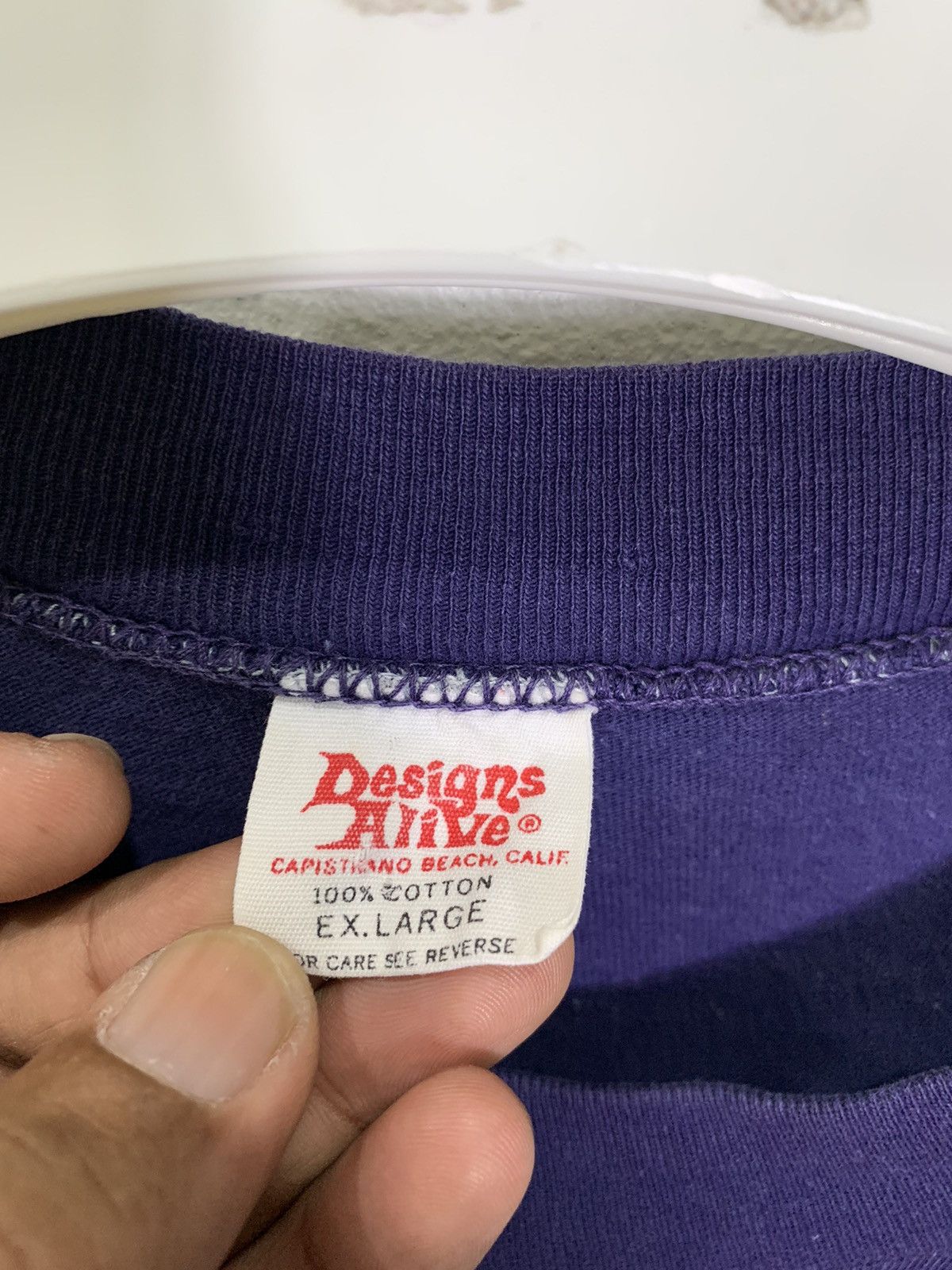 Vintage Vintage 80’s Single pocket t-shirt Size US XL / EU 56 / 4 - 3 Thumbnail