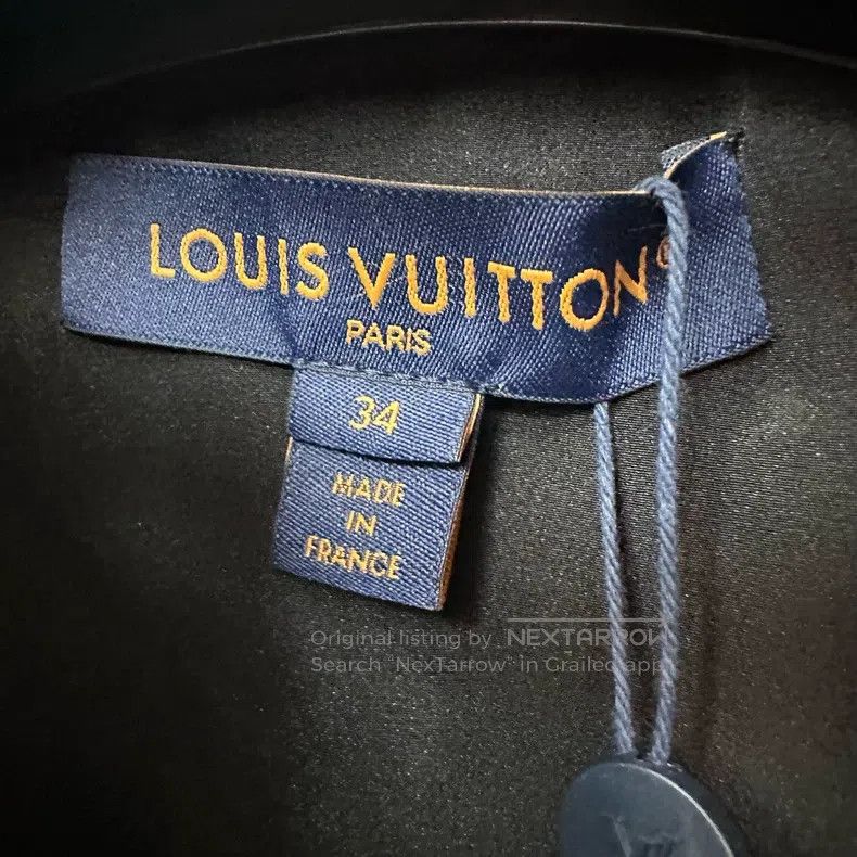 Louis Vuitton Louis Vuitton Black full-print print logo jacket Size XXS / US 00 / IT 34 - 3 Thumbnail