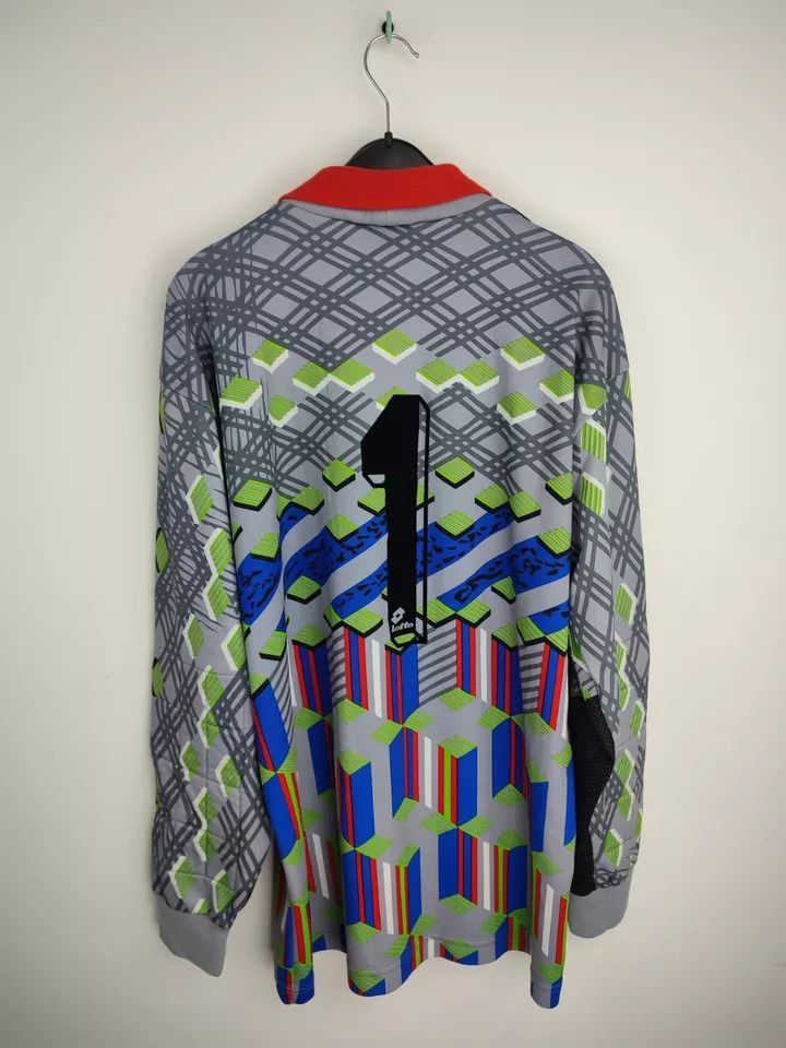 Lotto Sport Vintage LOTTO Goalkeeper FOOTBALL Kit SHIRT SOCCER JERSEY Size US XL / EU 56 / 4 - 5 Thumbnail