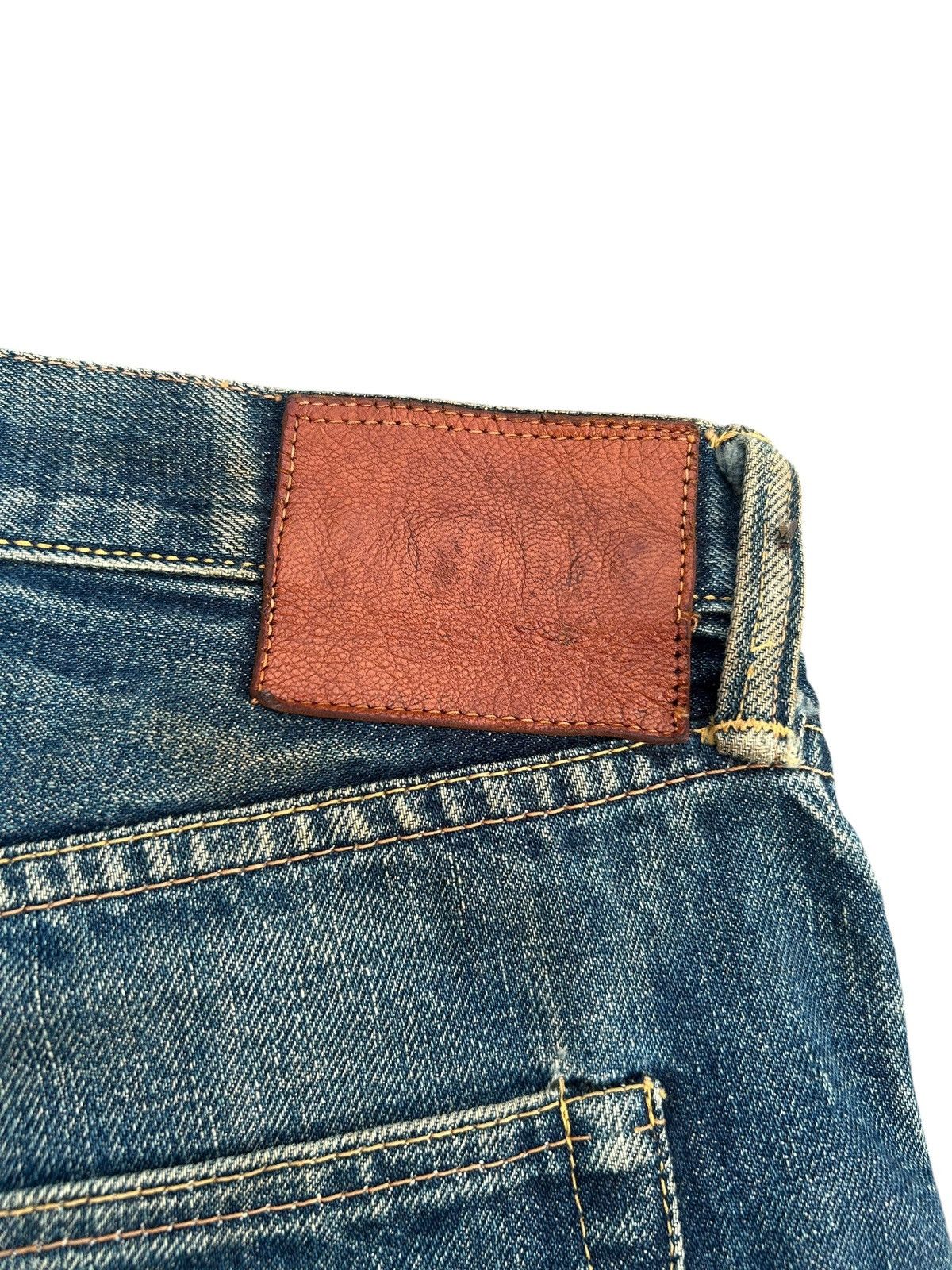 Evisu Vintage Evisu Daicock Selvedge Distressed Denim Jeans Size US 39 - 11 Thumbnail