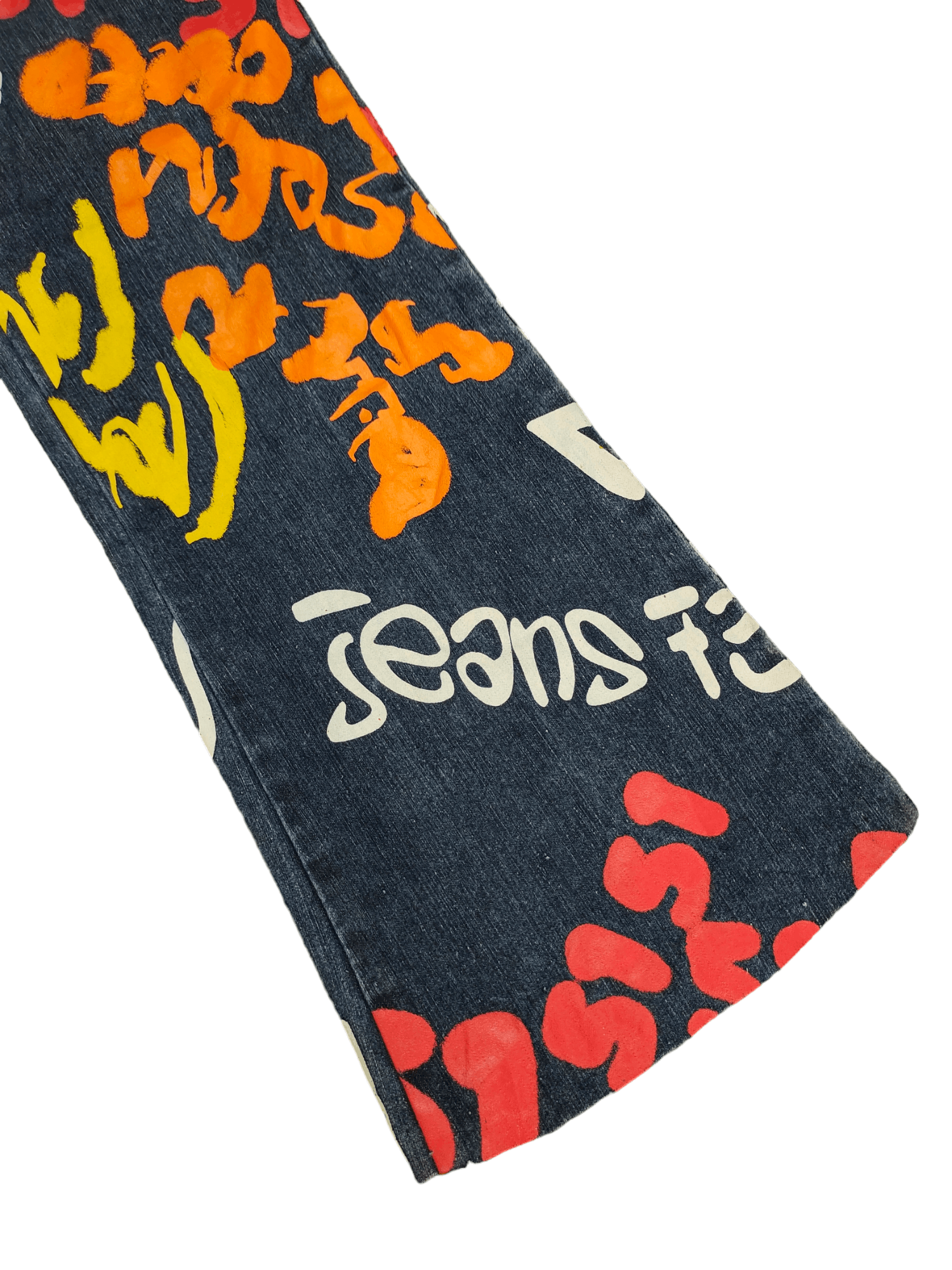 Hysteric Glamour Flare Jeans Neeso Fullprint Bootcut Y2k Goa Jpg Hysterics Size US 32 / EU 48 - 8 Thumbnail