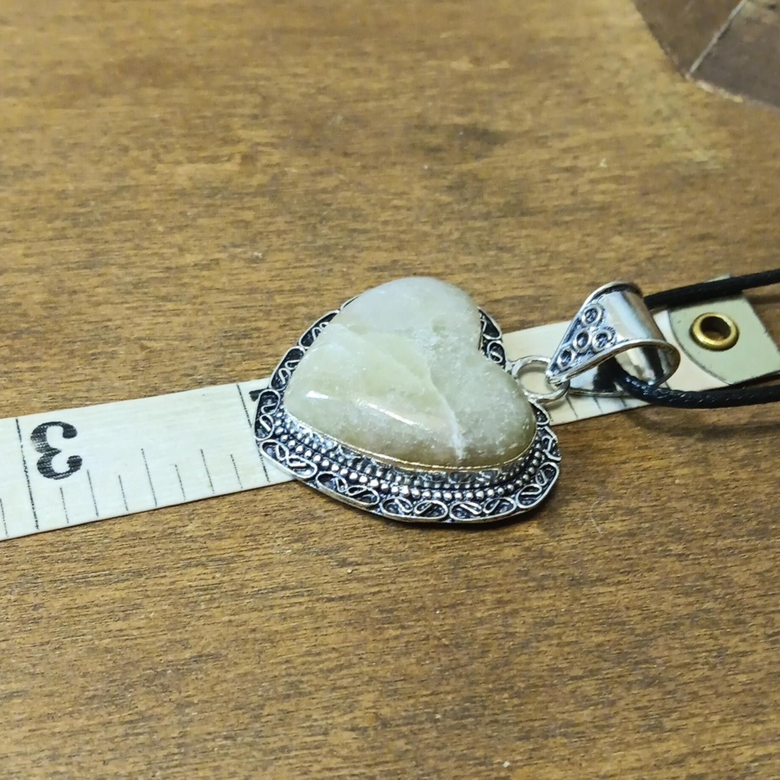 Designer Elegant Heart Pendant Necklace Size ONE SIZE - 3 Thumbnail