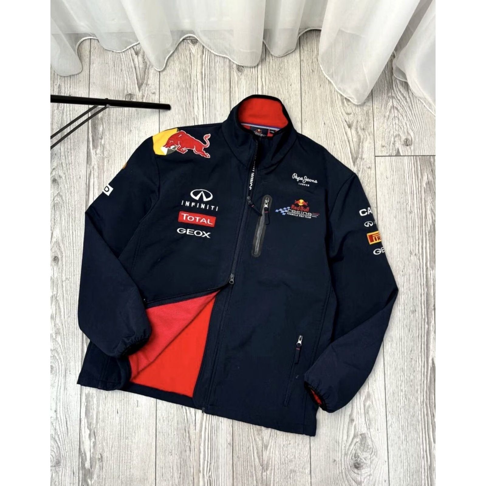 Pepe Jeans Pepe jeans Red Bull Infiniti racing Softshell jacket Size US 39 - 2 Thumbnail