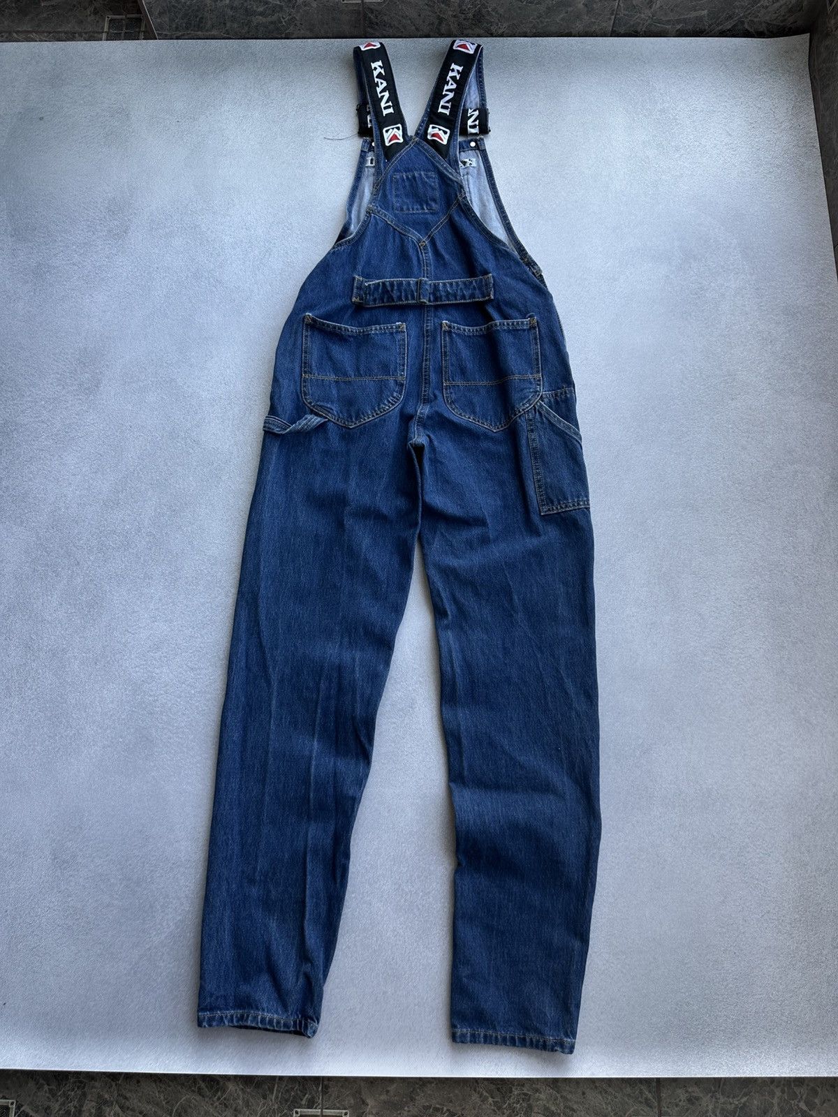 Karl Kani Vintage Karl Kani Denim Overalls 90s Hip-Hop Logo Size US 28 / EU 44 - 12 Thumbnail