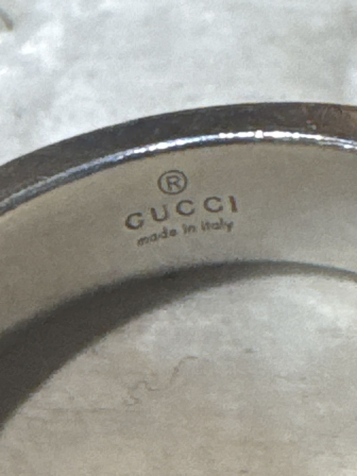 Gucci Gucci silver ring size 6.5 Size ONE SIZE - 2 Thumbnail
