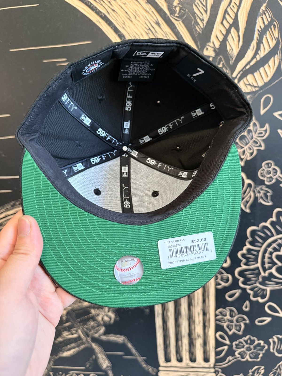 Hat Club Sz 7 Hat Club Pittsburgh Pirates Script New Era Size ONE SIZE - 2 Thumbnail