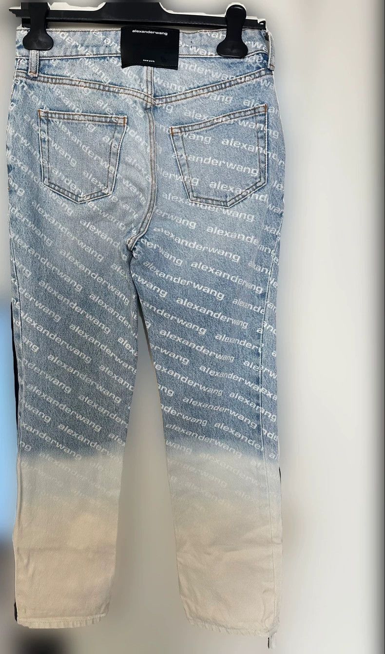 Alexander Wang Alexander Wang Printed Straight Jeans- Size 25" / US 0 / IT 36 - 2 Thumbnail