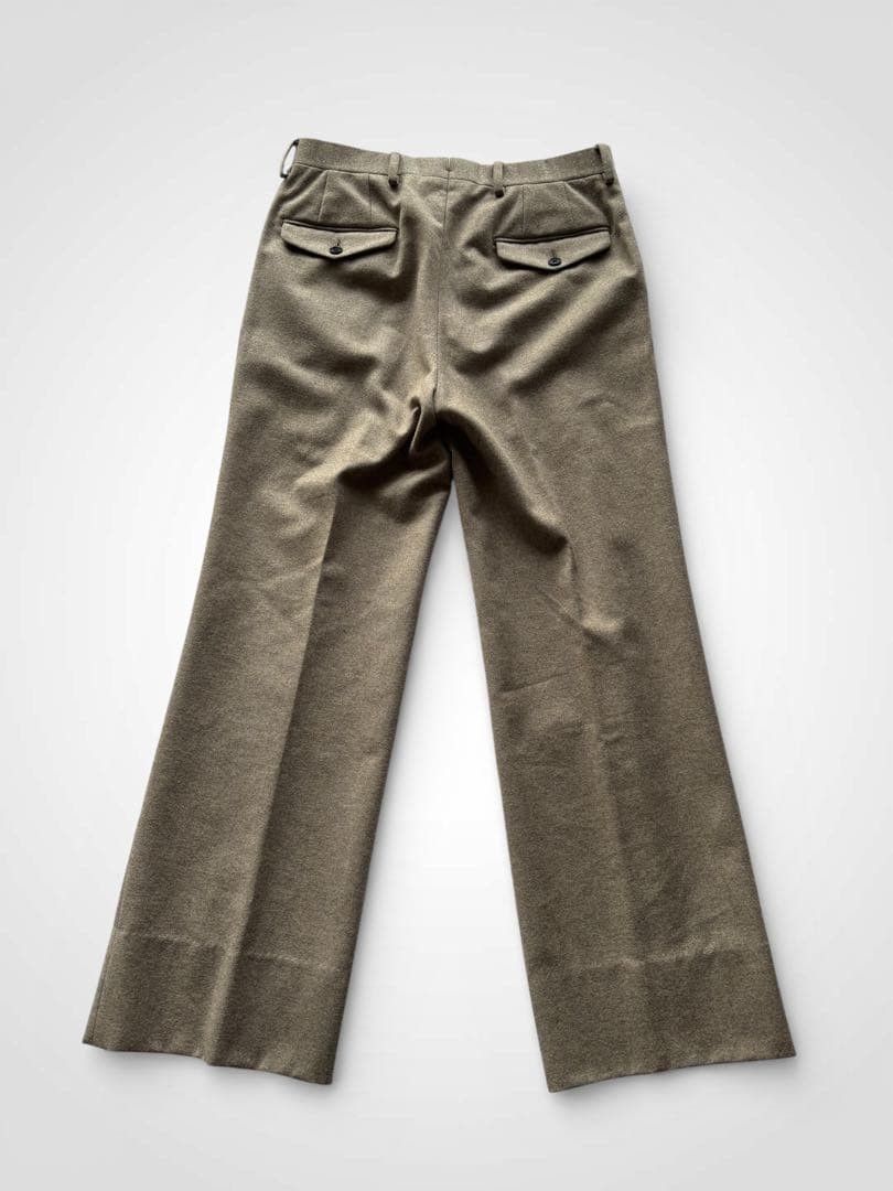 HUSBANDS Beige Straight Leg Trousers Size US 30 / EU 46 - 4 Thumbnail