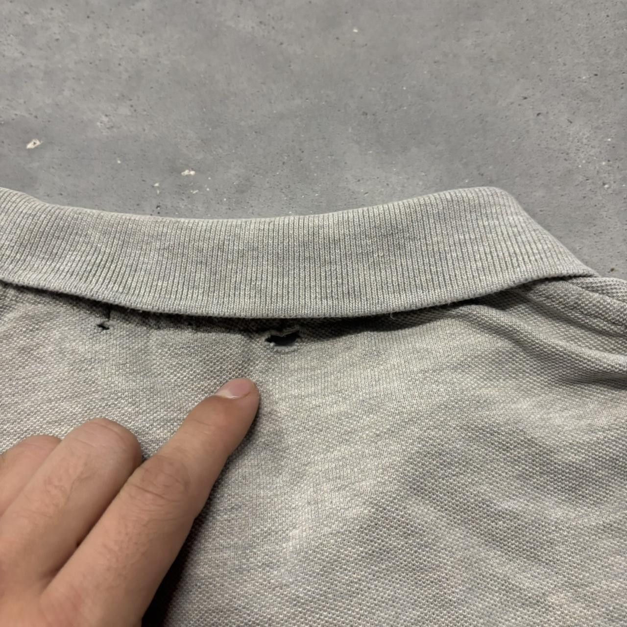 Polo Ralph Lauren × Vintage Crazy Vintage Y2K/2000s Grey Essential Polo Ralph Lauren Polo Shirt! Size US XL / EU 56 / 4 - 5 Thumbnail